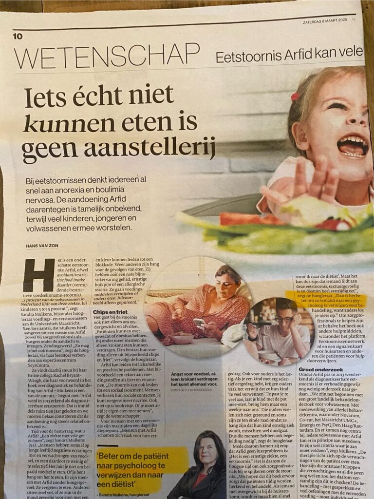 Ingezonden brief_Reactie artikel Wetenschap Eetstoornis ARFID d.d. 08-03-25 (Algemeen Dagblad)